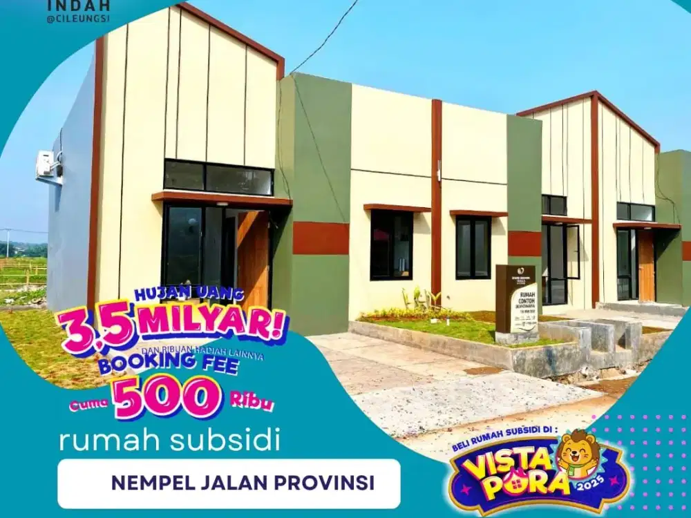 Rumah Subsidi booking termurah
