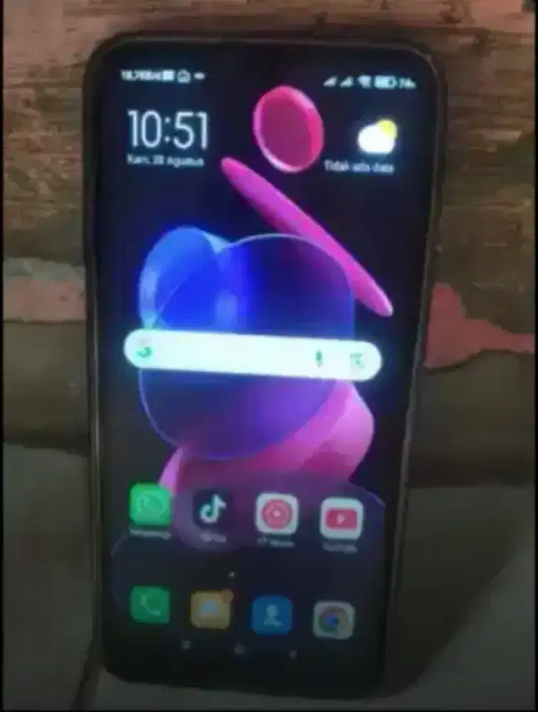 Redmi 8A pro ram 2/32 mines tc retak kaya di gambar smua normal 300k