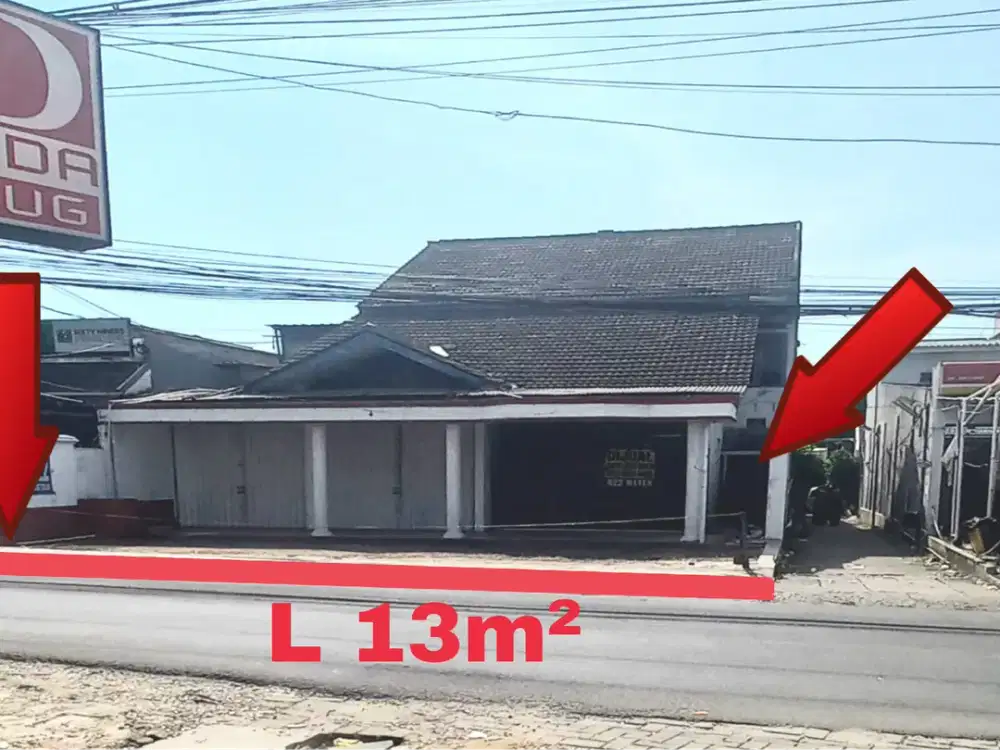 Dijual Tanah & Bangunan 1,5 Lantai Shm 442m² Hadap Kejalan Raya Dekat Rs.Sari Asih Ciledug