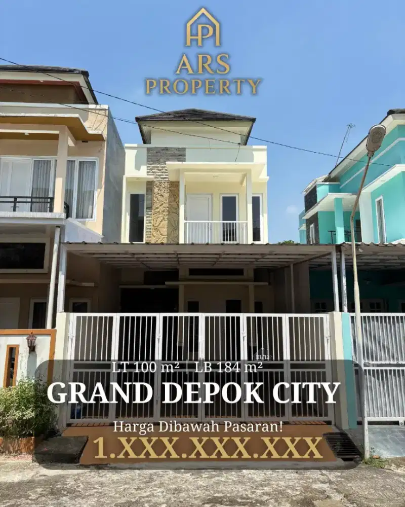 Harga di Bawah Pasaran! Rumah di Grand Depok City Siap Huni Sekarang!