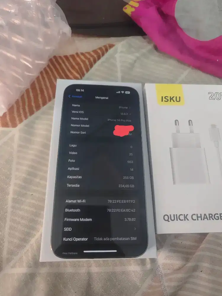 Iphone 14promax 256 ex inter