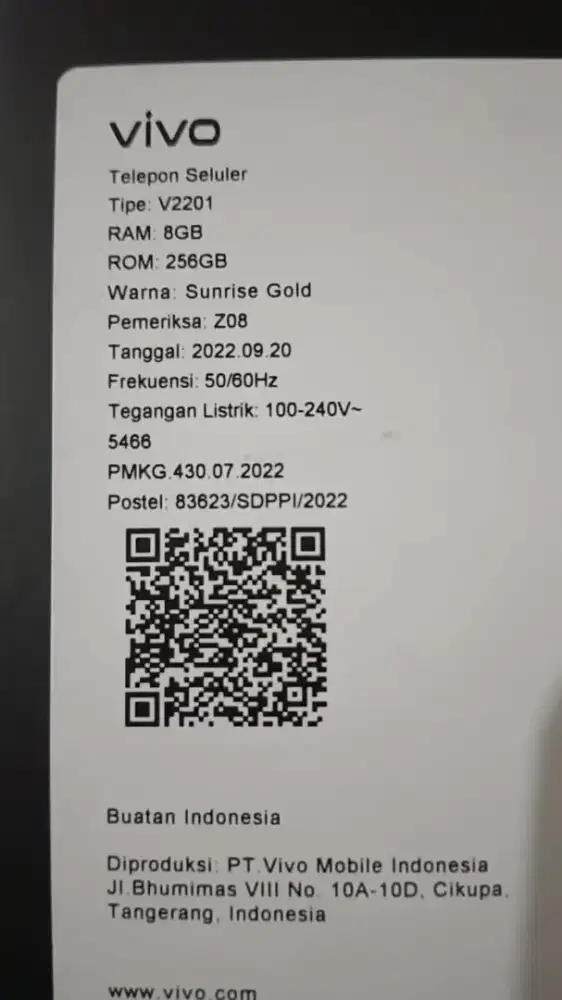 Vivo V25E ram 8+8 memori 256