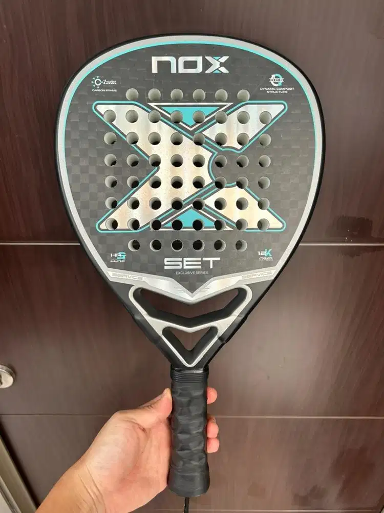 Raket padel NOX SET SERIES 12k carbon