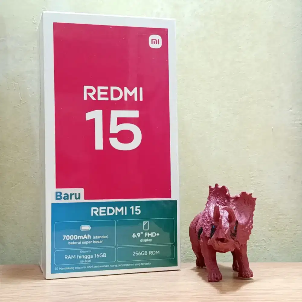 REDMI 15 8/256 BARU GARANSI RESMI