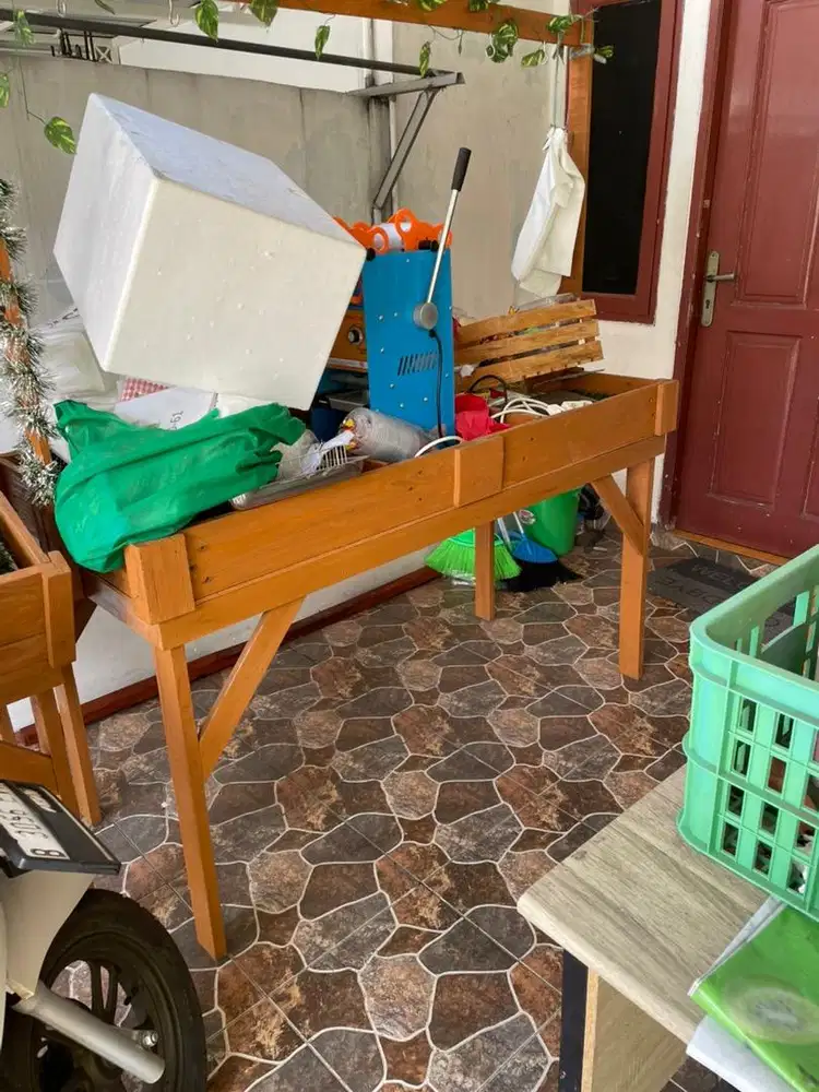 Rak Buah Kayu Jati Belanda