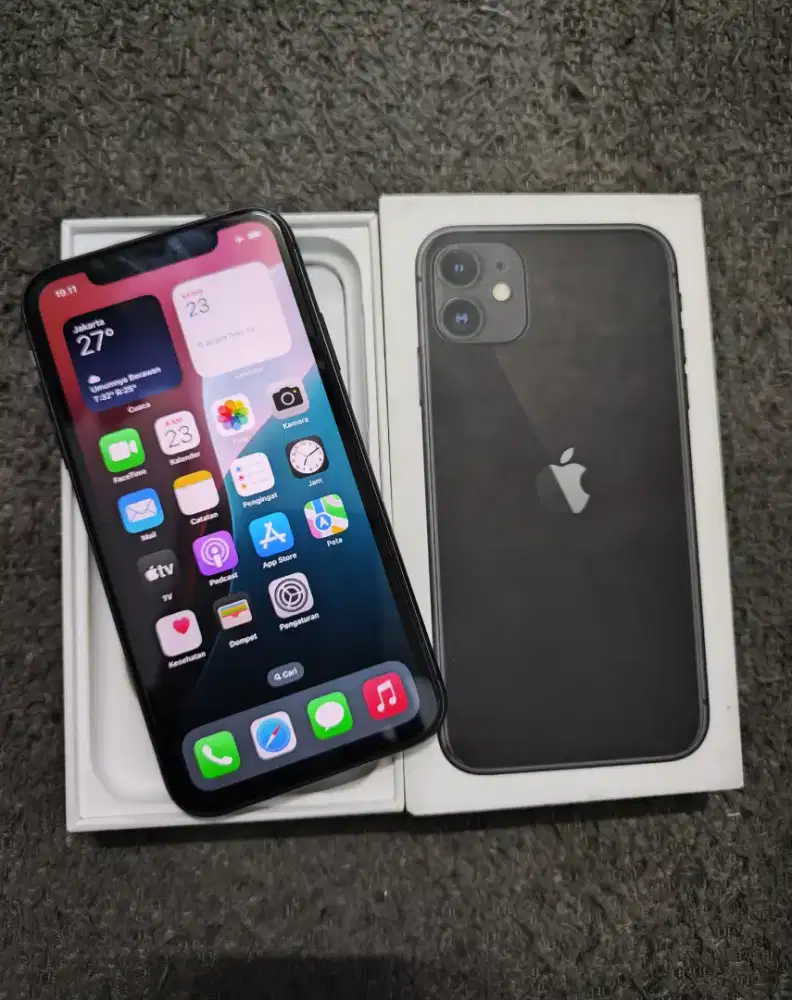 iPhone 11 128 iBox Mulus Fullset Murah
