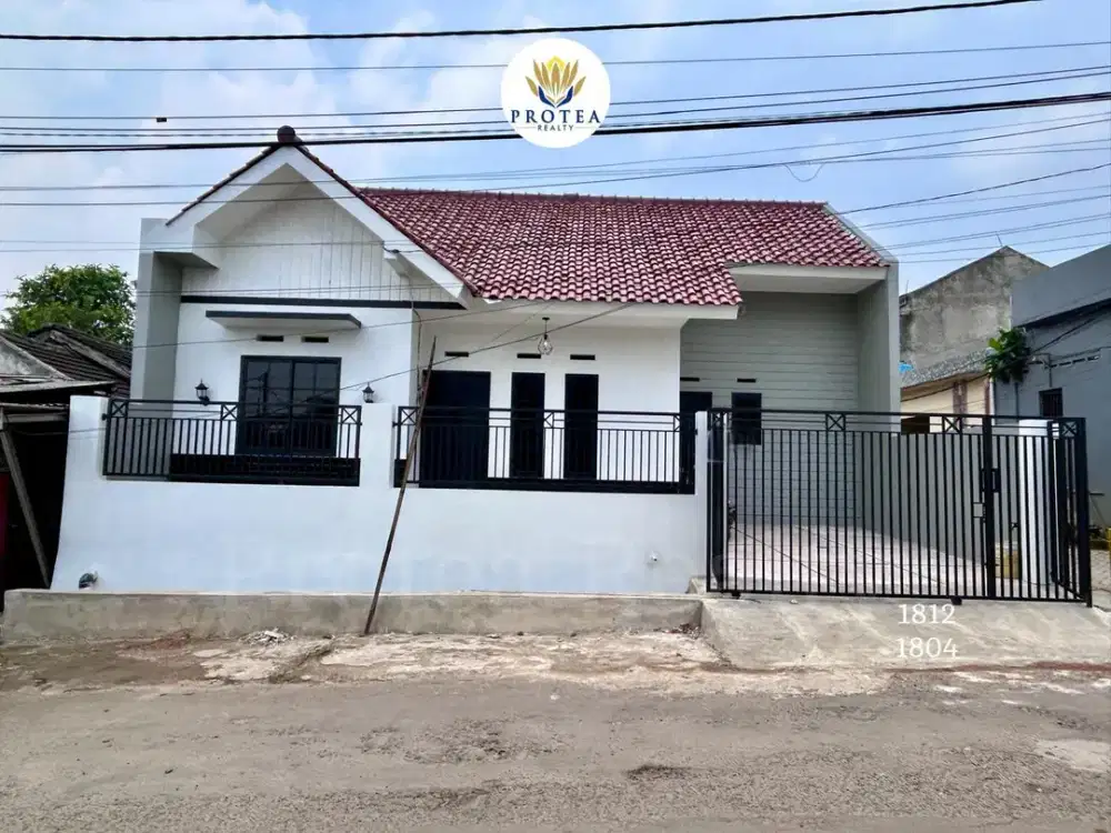 Dijual Rumah Siap Huni Baru Selesai Dibangun, Dekat Stasiun Cisauk