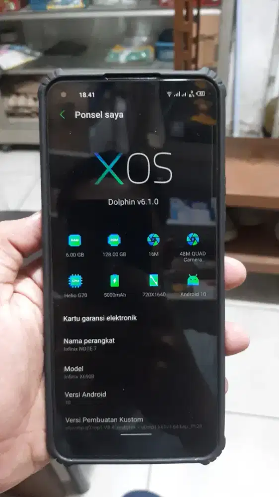 Infinix note 7 6/128
