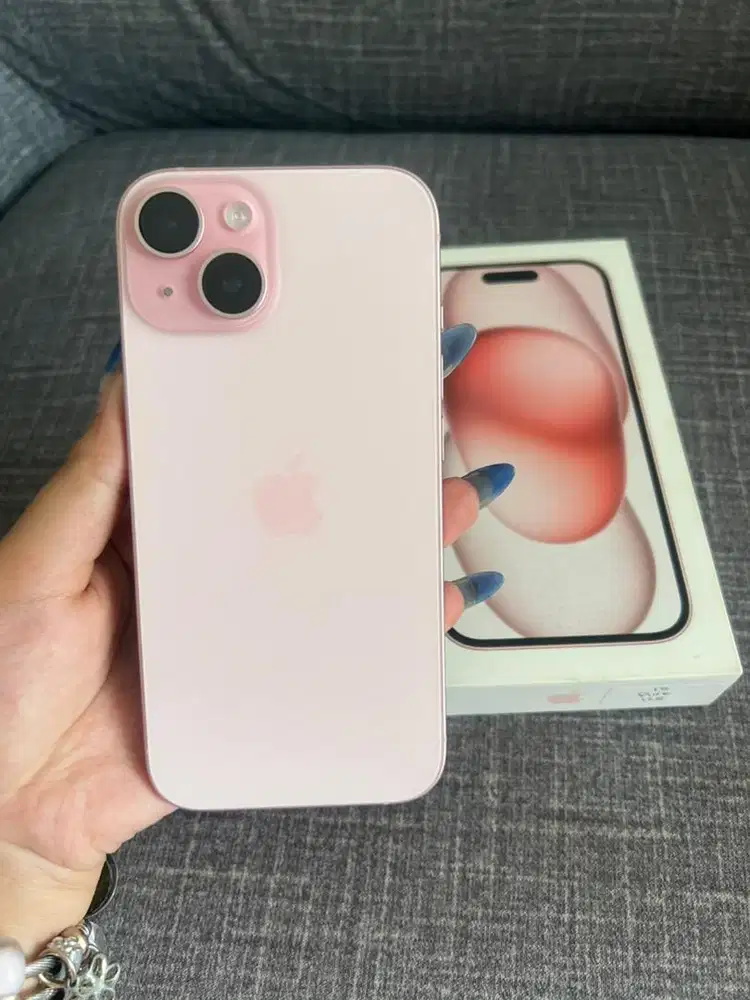 iPhone 15 128gb Pink Garansi Resmi iBox Digimap Fullset Nominus