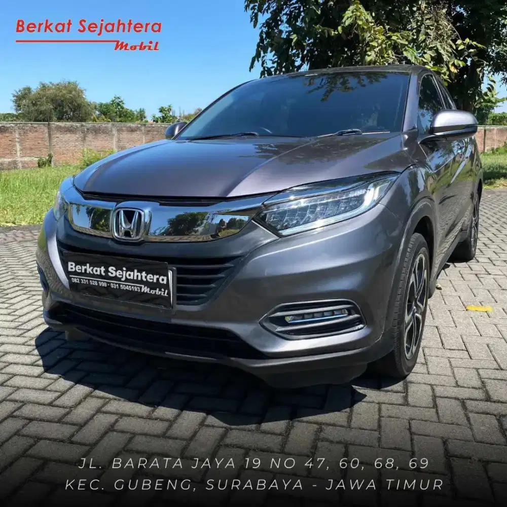 Tdp 20 juta honda hrv E SE automatic abuabu 2021 surabaya fullorisinil