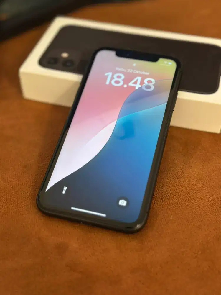iPhone 11 64gb Black Inter Fullset Termurah