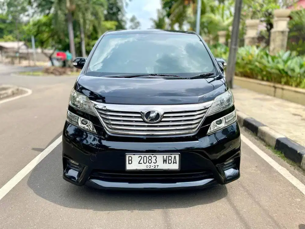 Vellfire 2.4 ZG AT 2011 Hitam Terawat Mulus