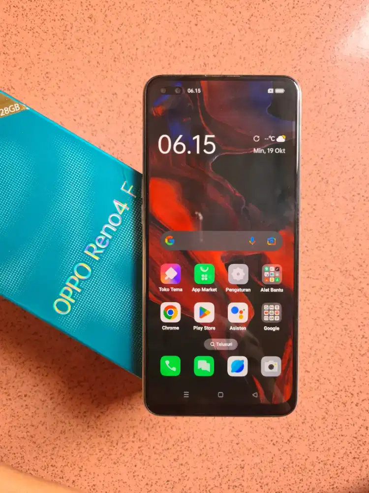 Oppo Reno 4F (Ram 8+5GB/128GB) Mulus Fullset