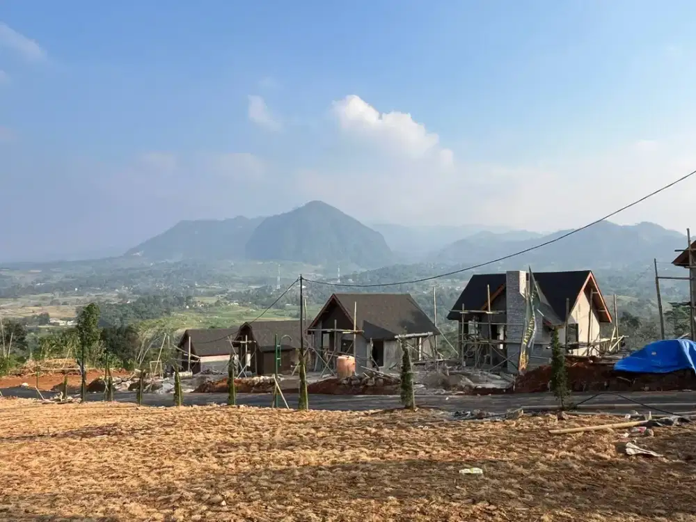 Dijual Kavling Villa mulai 100m² SHM Puncak 2 Bogor bergaya Eropa