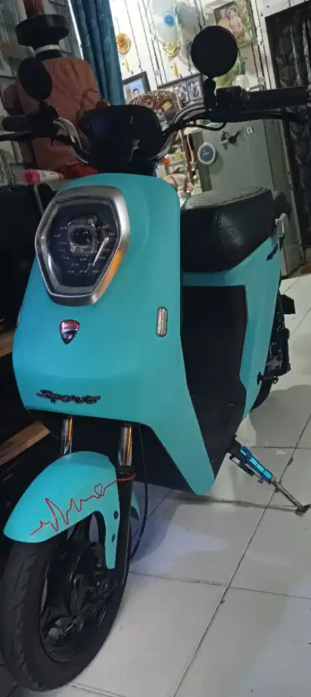 Sepeda Listrik Uwinfly M60 kondisi baik dan Normal tinggal pakai