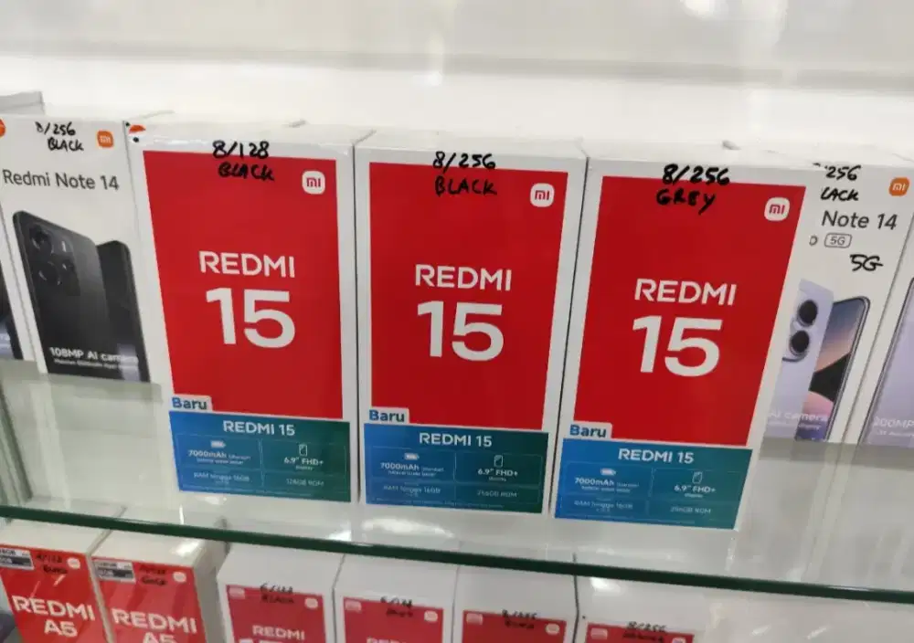 Redmi 15 New,HARGA PROMO,Garansi Resmi 15 Bulan,Bisa COD