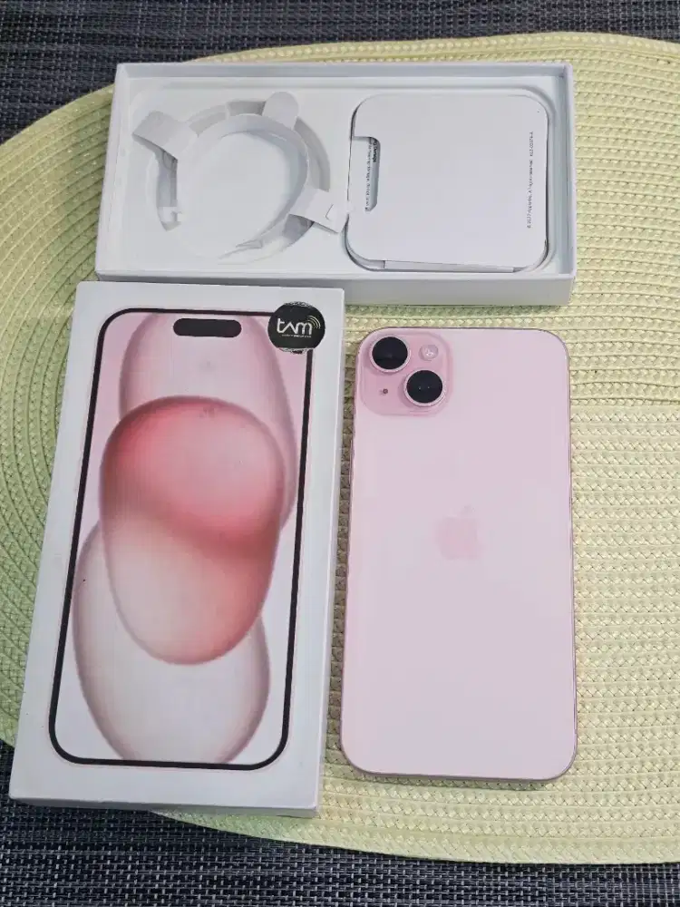 iPhone 15 Plus 256GB iBox Pink Fullset Mulus