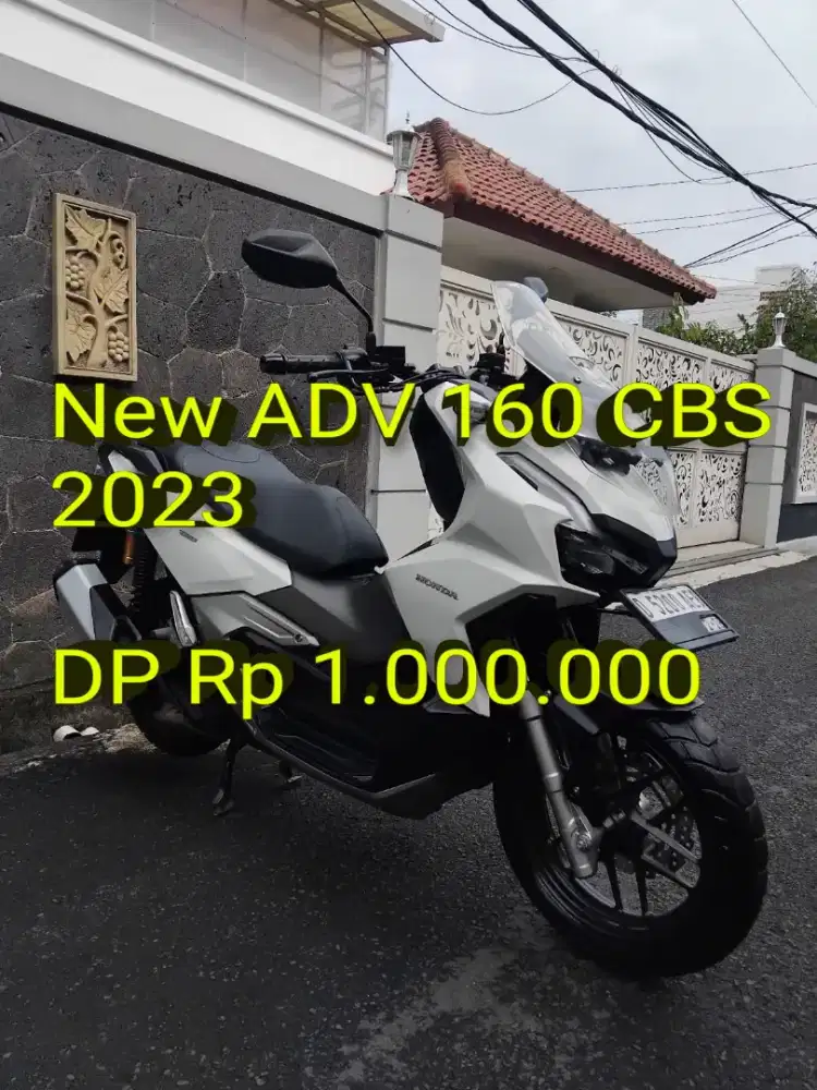 ADV 160 2023. Nopil. Pajak ON. Mulus. Original. Ban OK. Cash/Kredit/TT