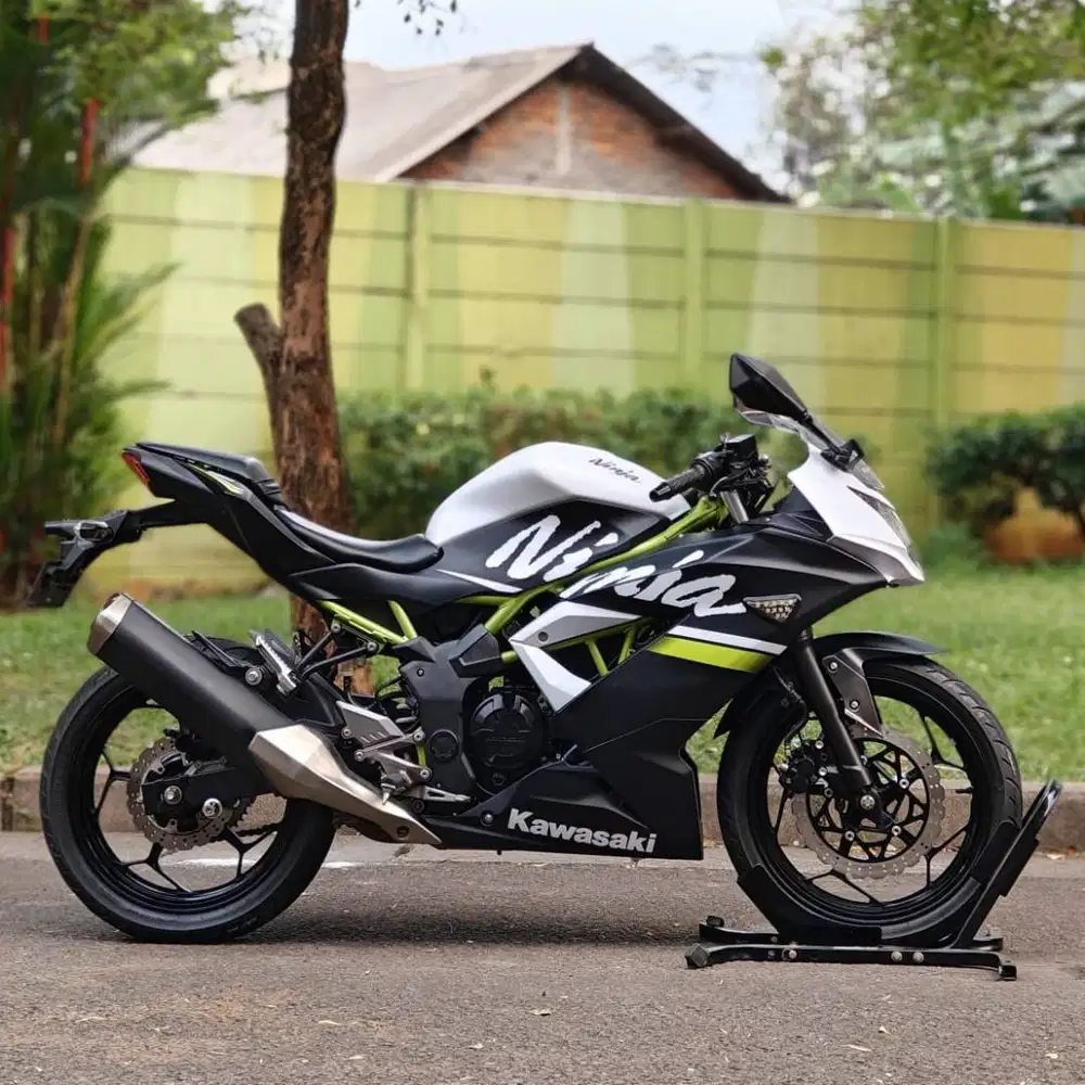 KAWASAKI NINJA 250 MONO SL PUTIH 2019 KM 10K PAJAK PANJANG KAYAK BARU