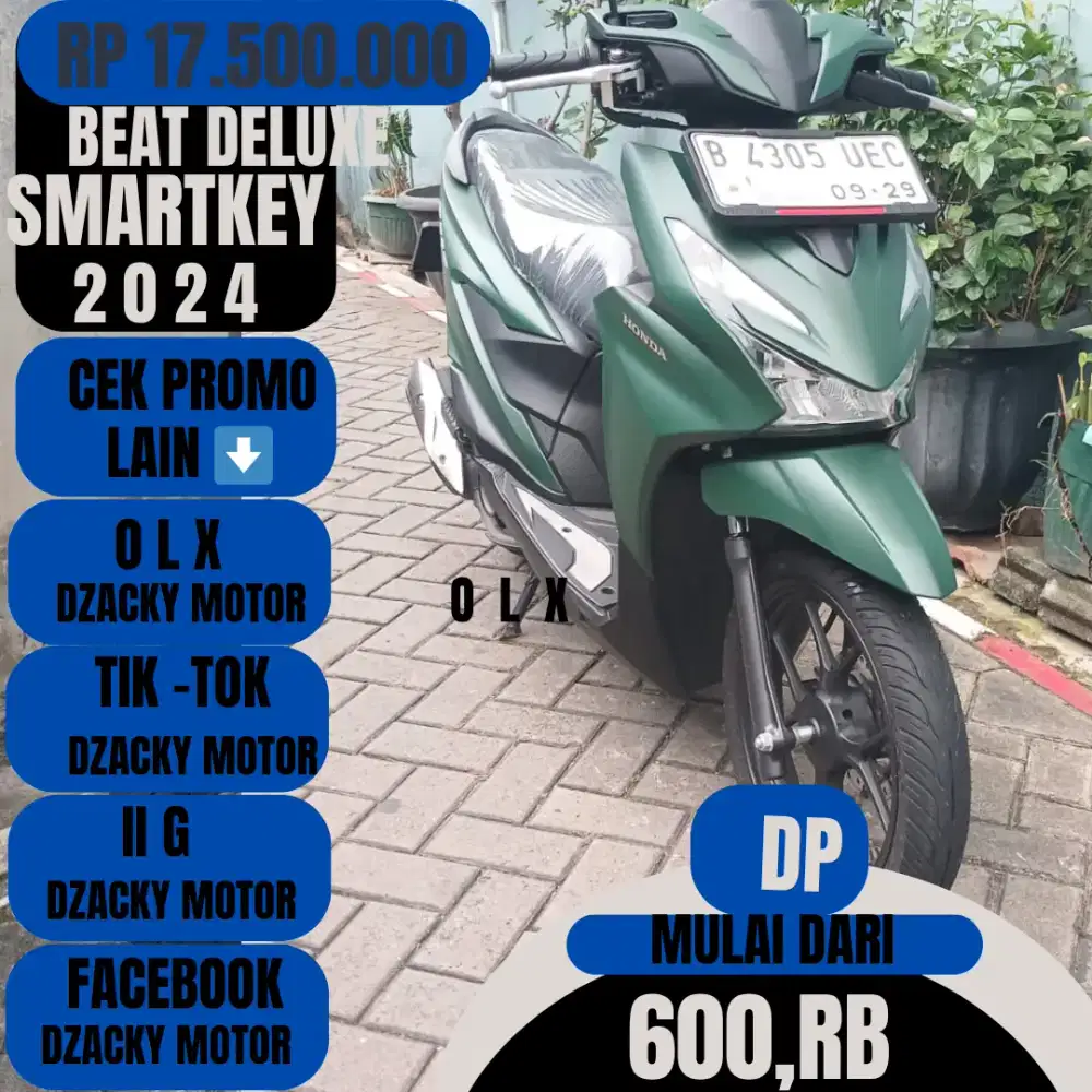 BEAT DELUXE SMARTKEY 2024 SECOND LIKE NEW
