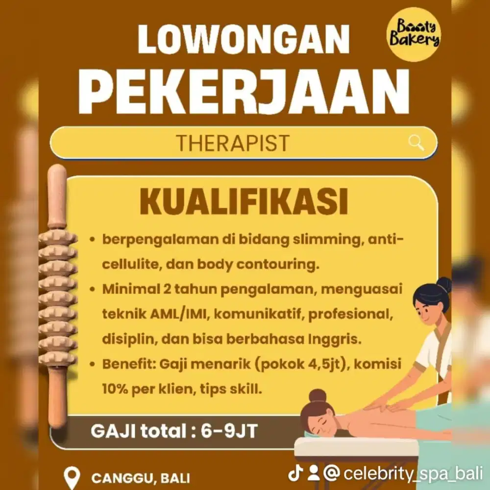 Lowongan Terapis SPA