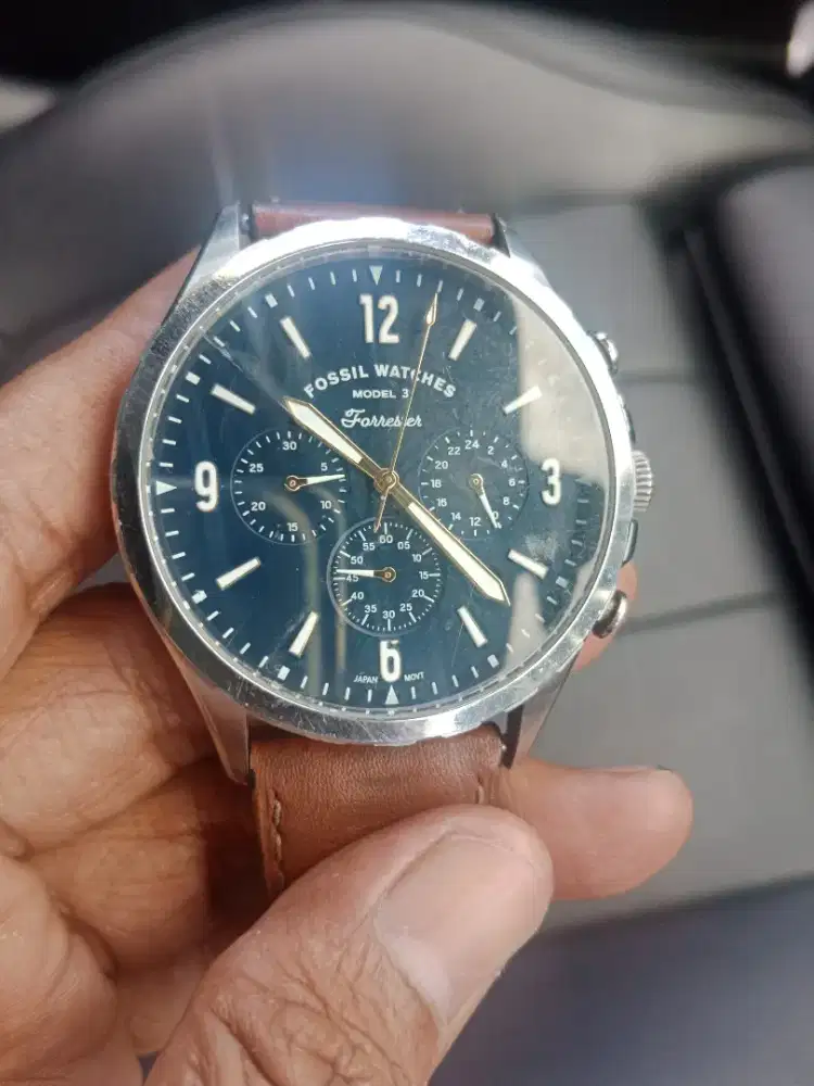 Jual jam tangan cowok fossil original