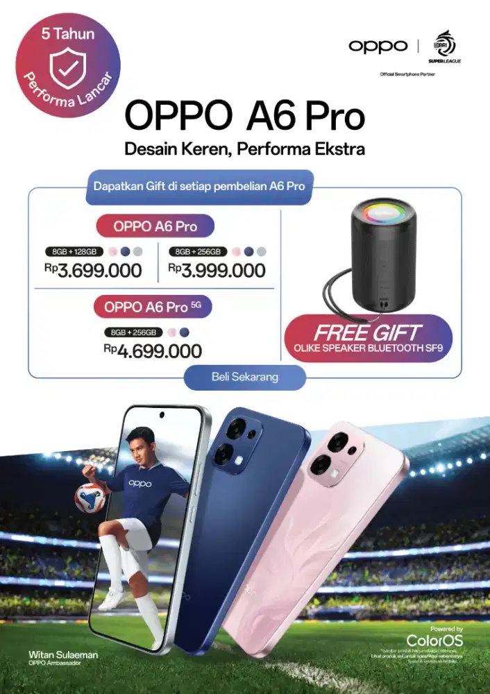 OPPO A6PRO FRRE SPIKER BLUETOOTH