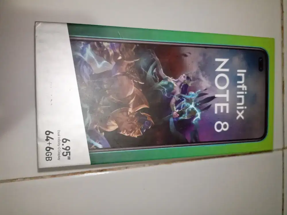 Jual infinix Note 8 ram6/64 fulset