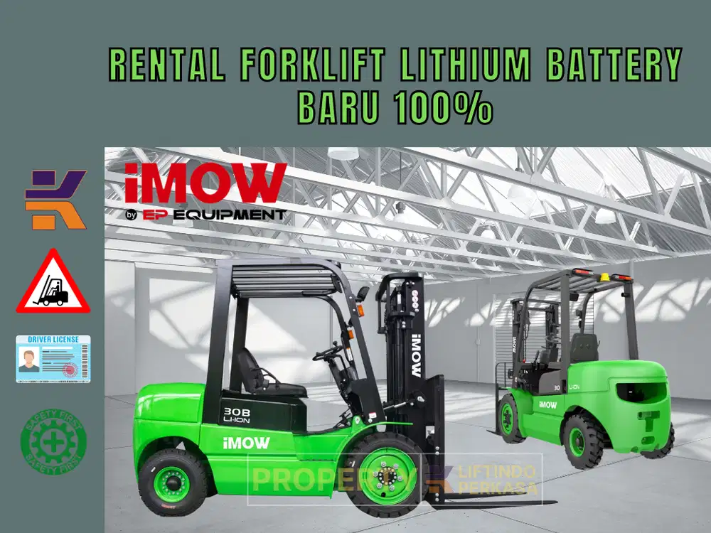 Rental Forklift Lithium Battery, Baru 100%