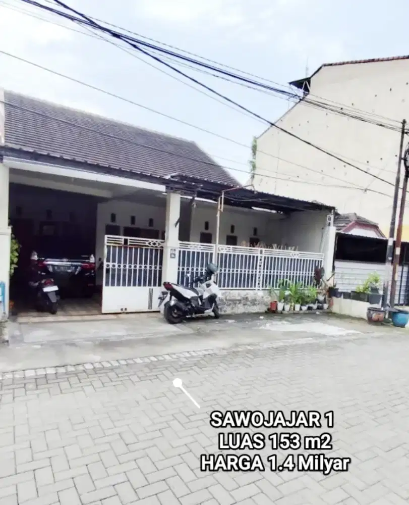 Rumah dijual di Sawojajar 1 Kota Malang