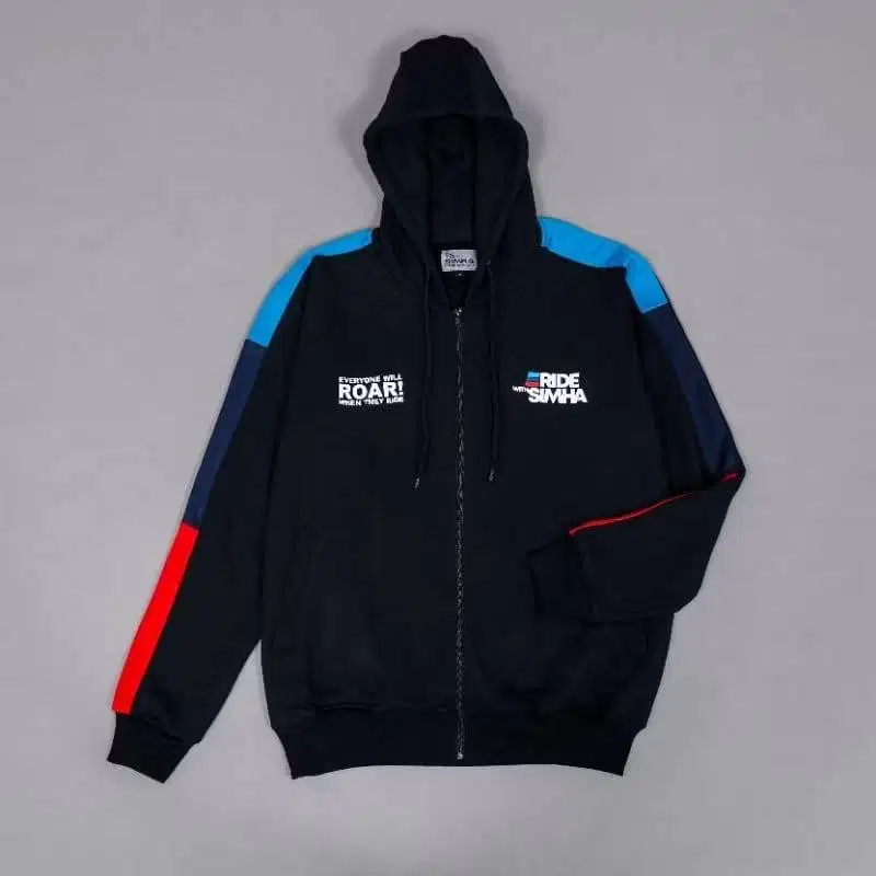 ZIPPER HOODIE SIMHA BAVARIAN (black) Original Store Like New
