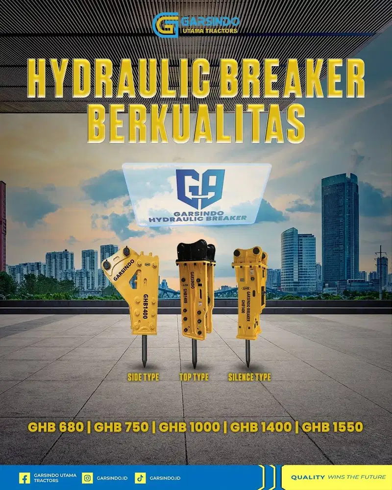 Jual Breaker Surabaya – GHB Hydraulic Breaker | Harga Terbaik 2025