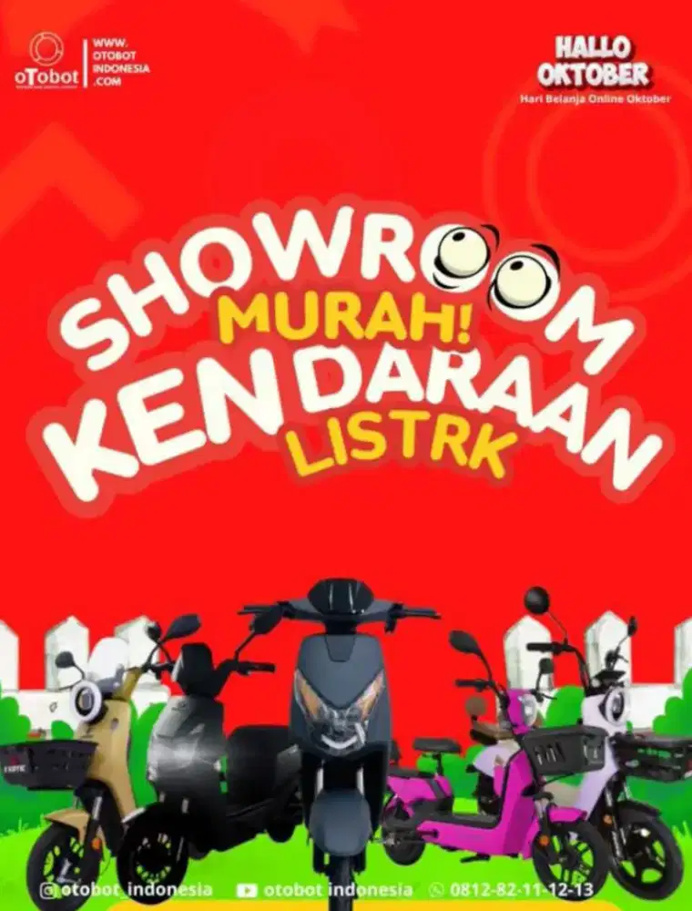 SHOROOM RESMI SEPEDA DAN MOTOR LISTRIK OTOBOT UWINFLY RANGKASBITUNG