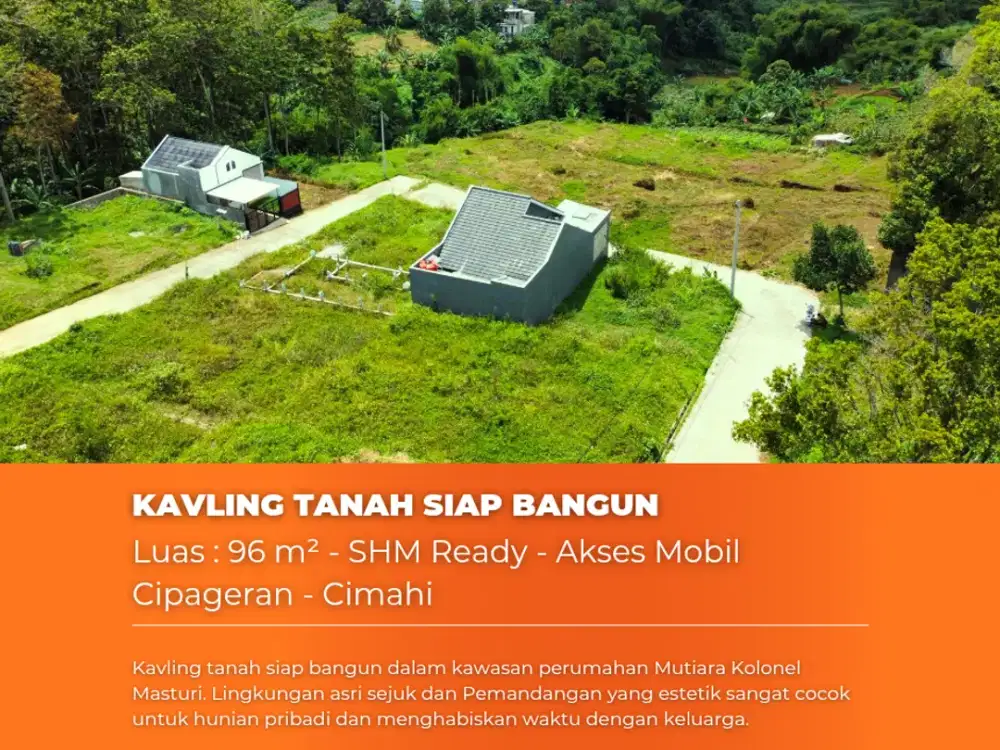 kavling tanah siap bangun cimahi