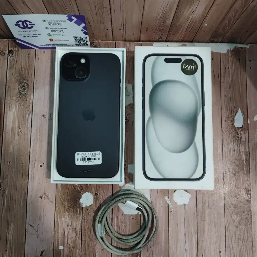 IPHONE 15 128GB IBOX BH 100% MASIH GARANSI SAMPE DESEMBER 2025