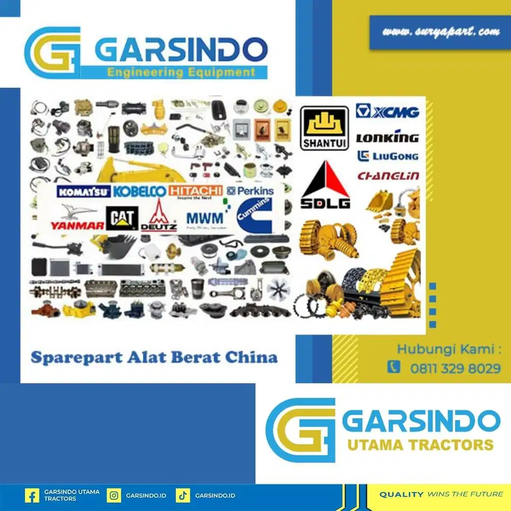 Jual Sparepart Alat Berat Surabaya – Excavator, Loader, Breaker