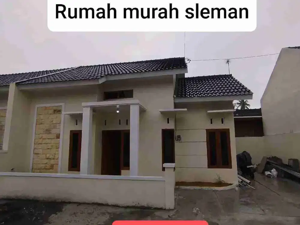 rumah murah sleman,rumaj dijual cepat, rumah dalam cluster dekat lapangan tiban, minggir, sleman