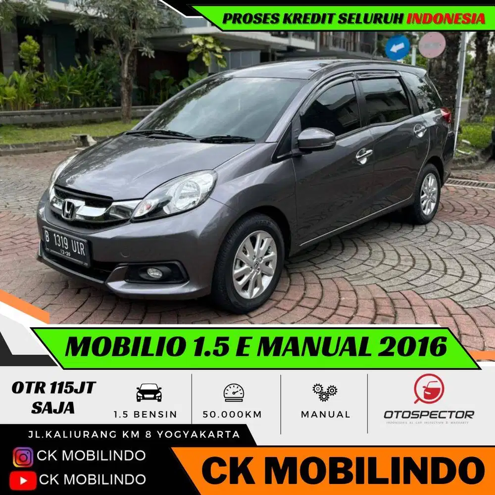 (Km50rb) Honda Mobilio E Manual 2016 ANTIK ISTIMEWA Kredit Murah