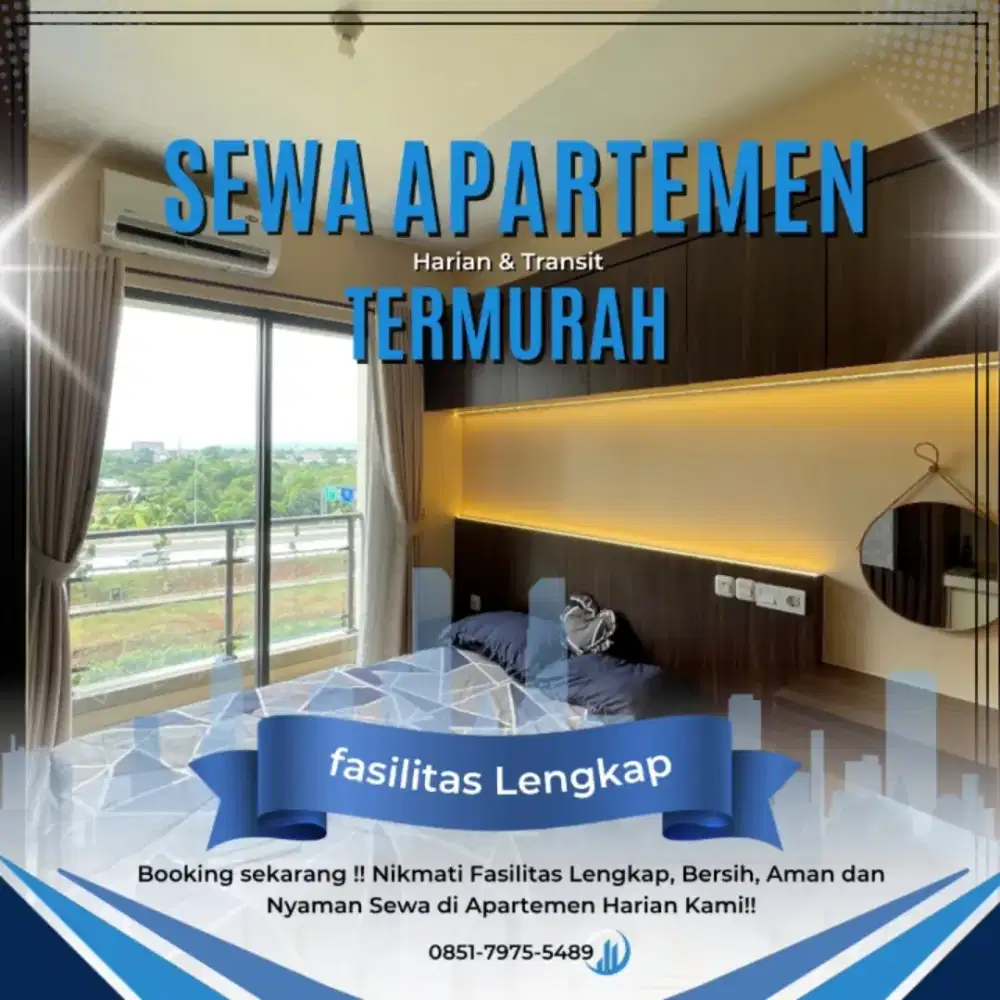 SEWA APARTEMEN BASSURA CITY JAKARTA TIMUR HARIAN TRANSIT TERMURAH