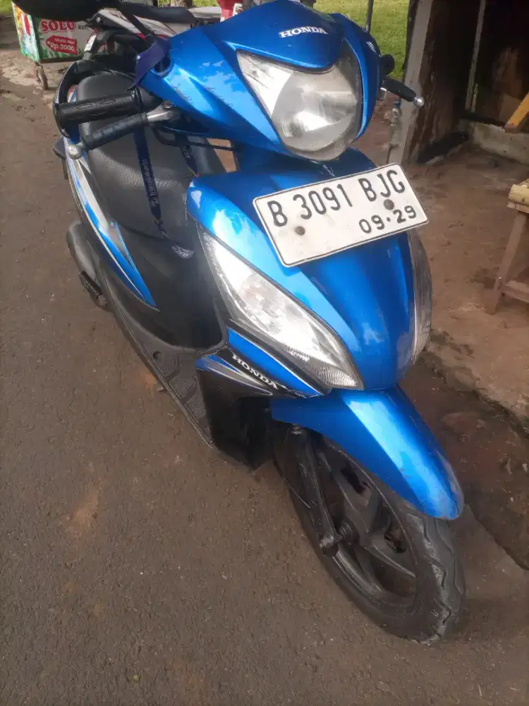 Honda spacy 2011 biru stnk idup ban tebal