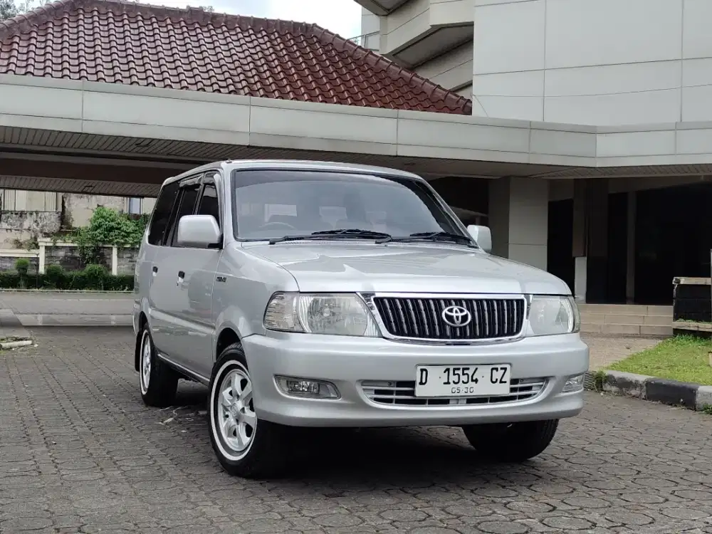 Kijang 1.8 LGX 2000 AT Silver Original Matic Ban Baru White Stripe