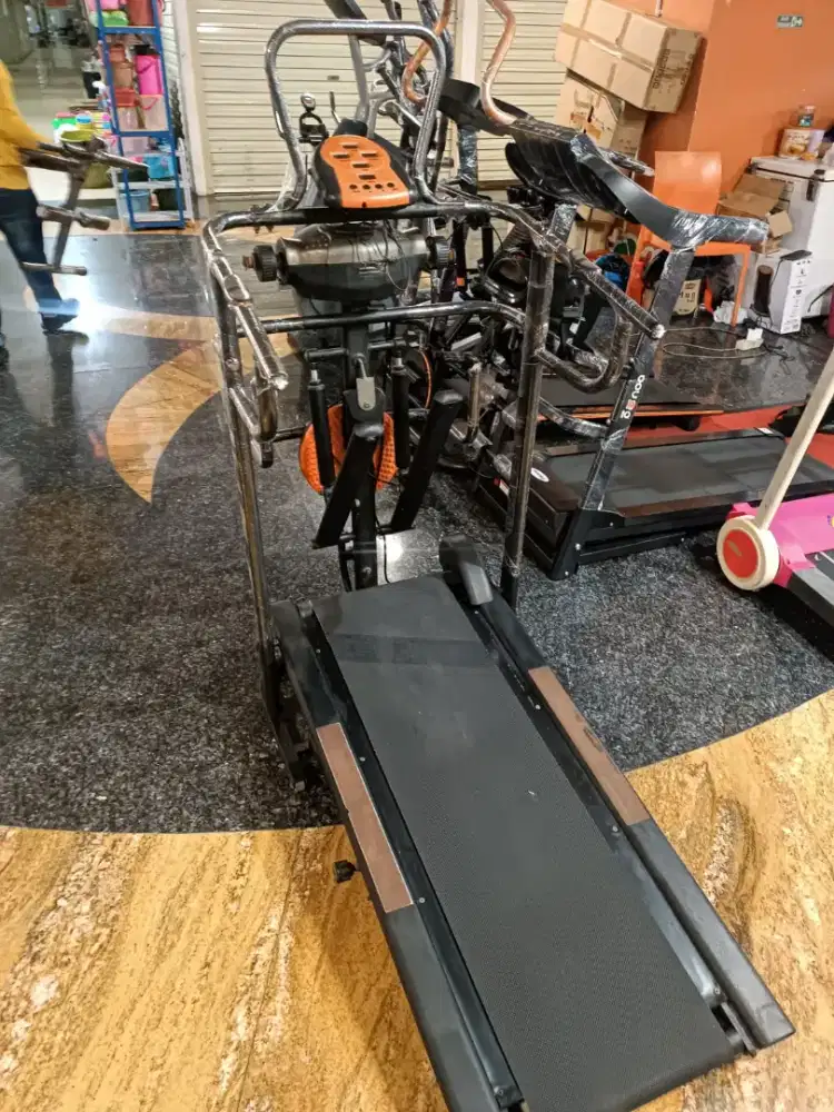 Treadmill manual 5fungsi bekas display toko