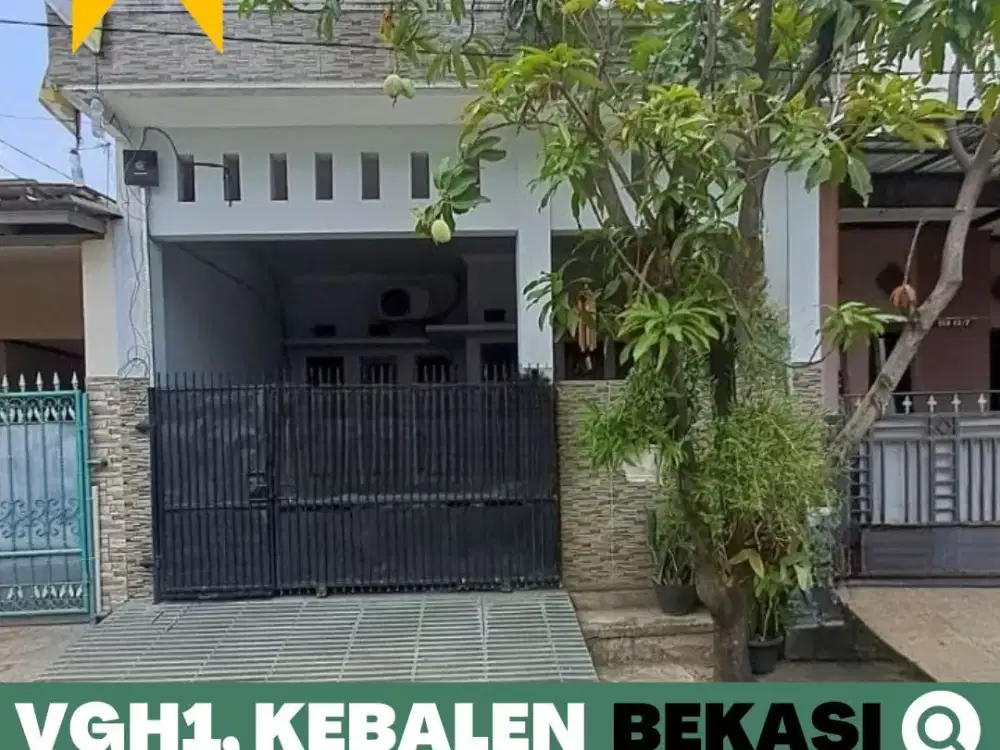 Rumah dijual 1,5 Lantai Siap Huni Vila Gading Harapan 1, Kebalen 15 menit Stasiun Bekasi