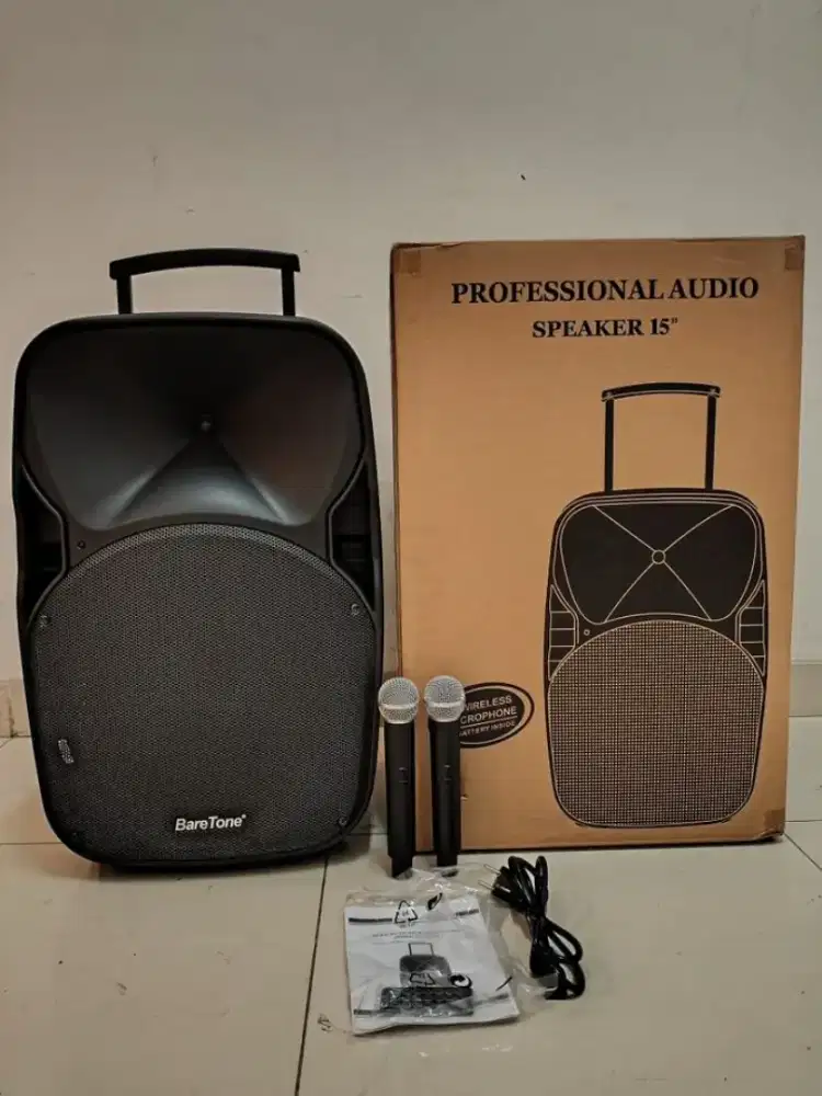 Speaker Bluetooth BareTone 15 inch