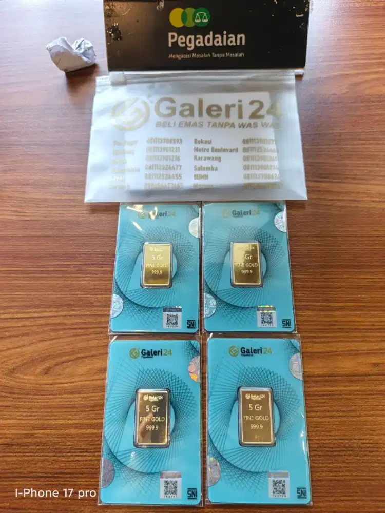 Galeri 24 ukuran 5gr mulus