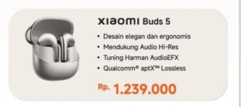 XIAOMI BUDS 5 AUDIOEFX