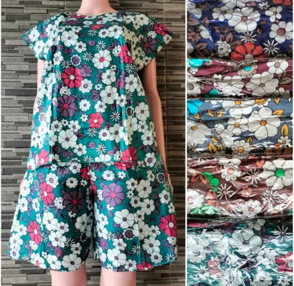 Setelan baju wanita santai