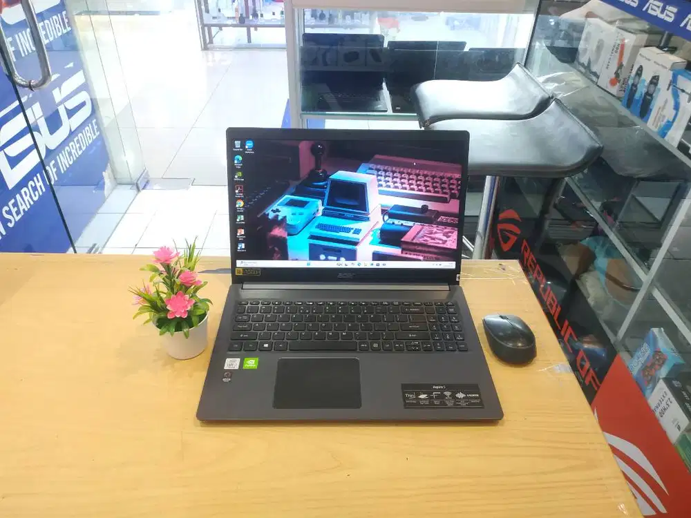 READY LAPTOP ACER A515-55G CORE i7 GEN 10 RAM 8GB NVIDIA