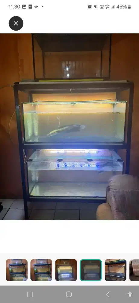 Yuk mari Jual cepat Aerator Recent rak dan aquarium size 1 meter