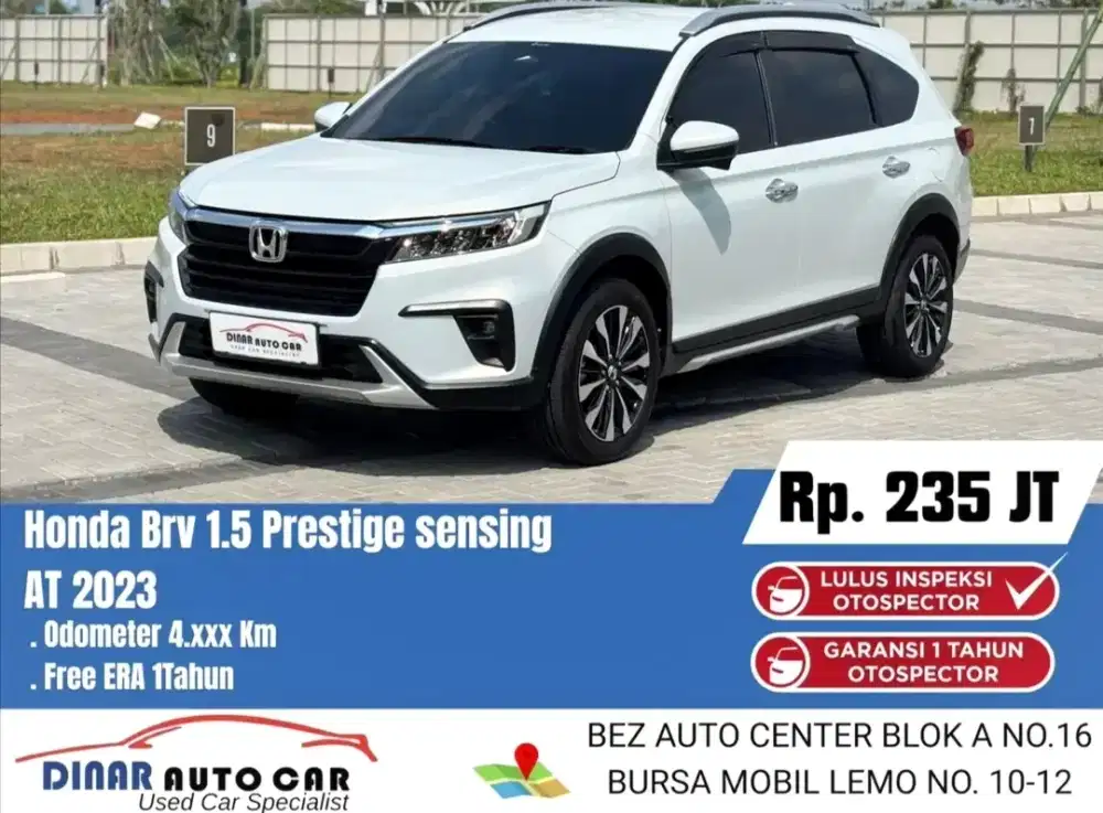(4Rb) BRV Prestige Sensing 2023 Matic Ori Warenty On 35Jt *Dinar Auto*